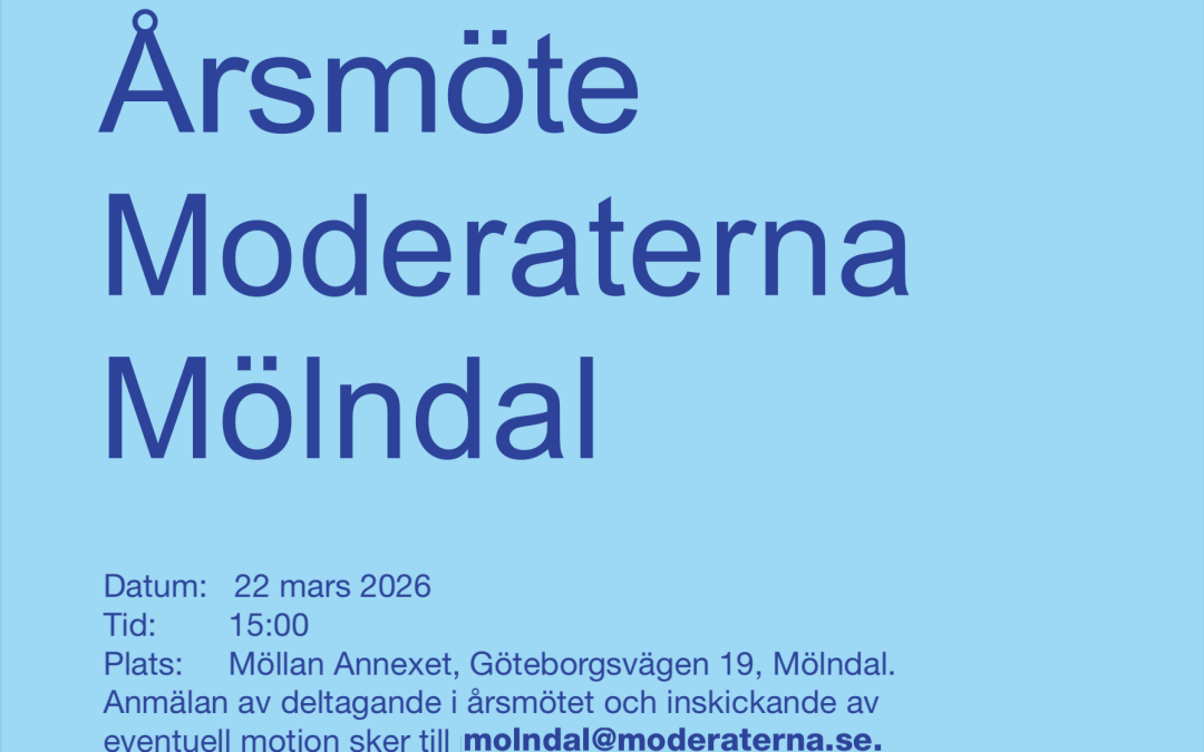 Årsmöte i Moderaterna Mölndal